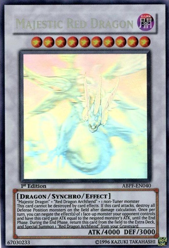 Majestic Red Dragon, Absolute Powerforce Sneak Peek Participation Card · ABPF-EN040