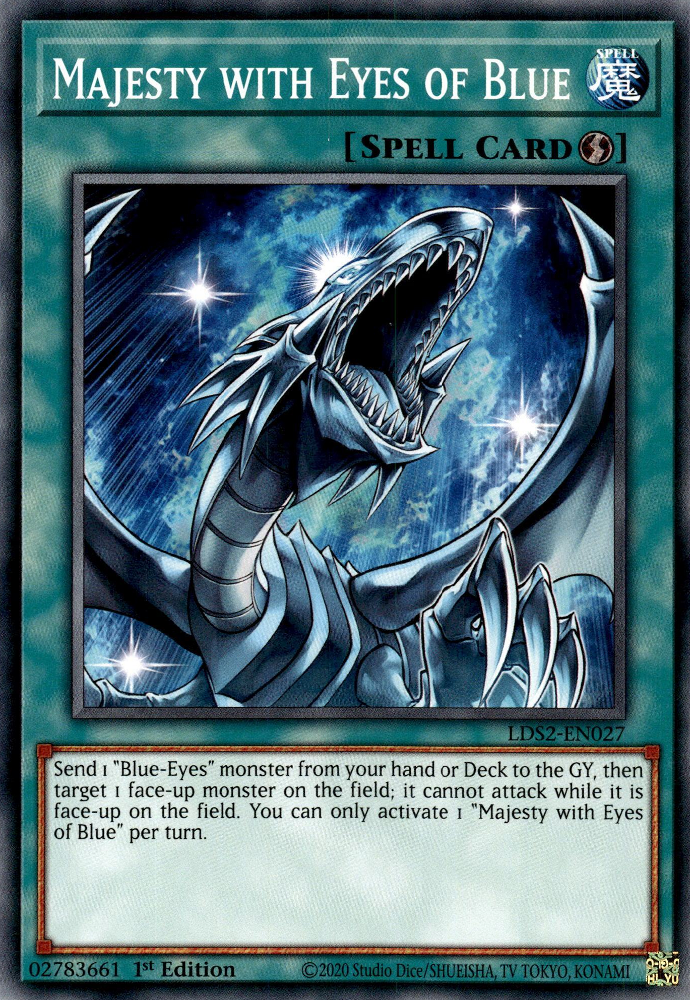 Majesty with Eyes of Blue, Legendary Duelists: Season 2 · LDS2-EN027