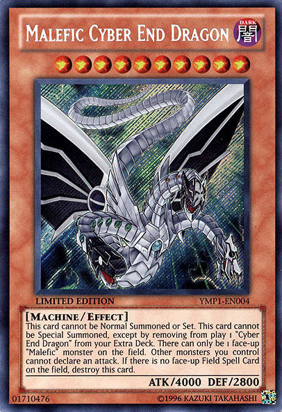 Malefic Cyber End Dragon, Yu-Gi-Oh! 3D Bonds Beyond Time Movie Pack · YMP1-EN004