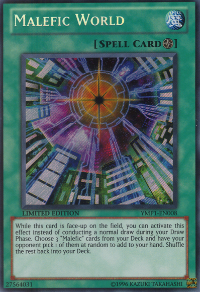 Malefic World, Yu-Gi-Oh! 3D Bonds Beyond Time Movie Pack · YMP1-EN008