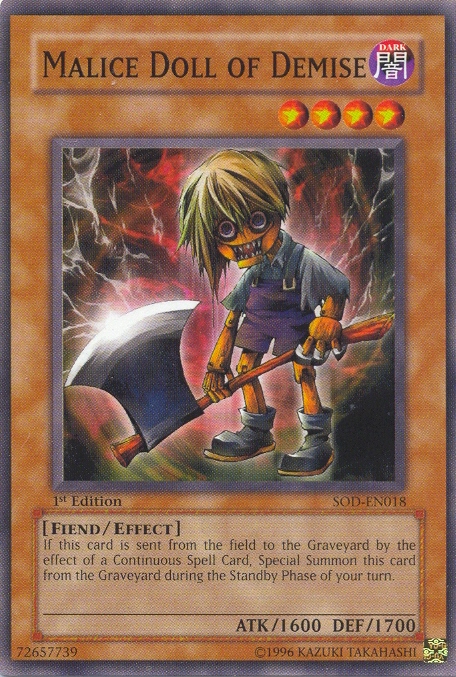 Malice Doll of Demise, Soul of the Duelist · SOD-EN018