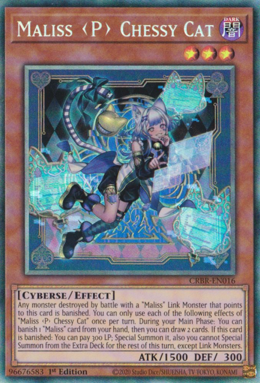 Maliss <P> Chessy Cat, Crossover Breakers · CRBR-EN016