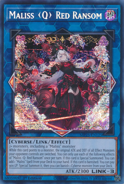 Maliss <Q> Red Ransom, 2025 Mega-Pack Tin · MP25-EN125