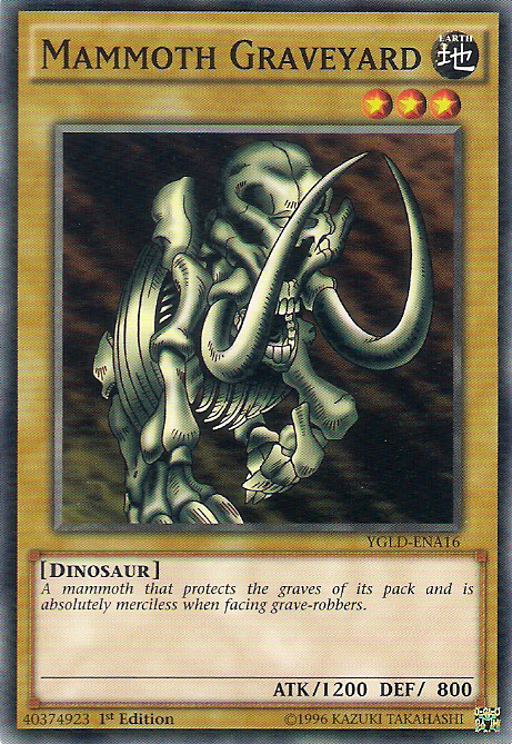 Mammoth Graveyard, Yugi's Legendary Decks · YGLD-ENA16