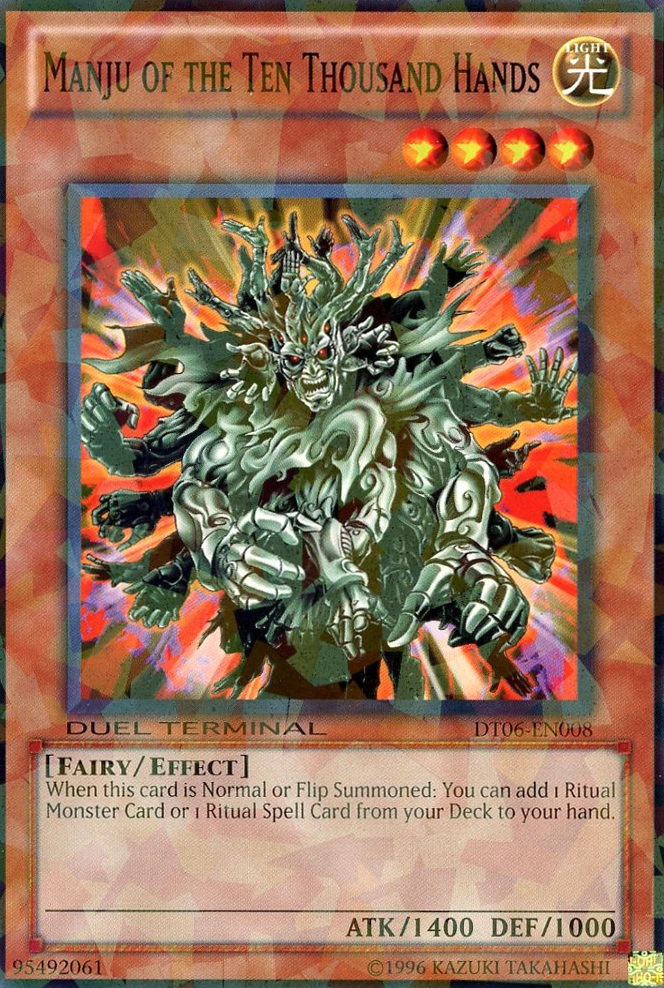 Manju of the Ten Thousand Hands, Duel Terminal 6 · DT06-EN008