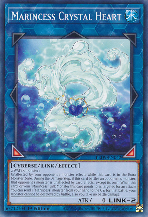 Marincess Crystal Heart, Legendary Duelists: Duels From the Deep · LED9-EN042