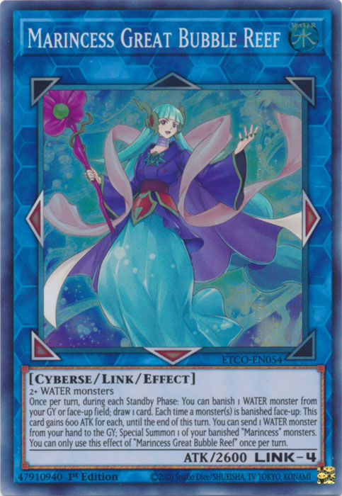 Marincess Great Bubble Reef, Eternity Code Premiere! promotional card · ETCO-EN054