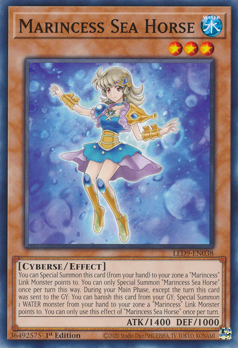 Marincess Sea Horse, Legendary Duelists: Duels From the Deep · LED9-EN038