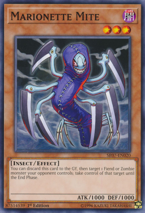 Marionette Mite, Structure Deck: Zombie Horde · SR07-EN020