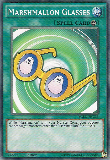 Marshmallon Glasses, Yugi's Legendary Decks · YGLD-ENC35