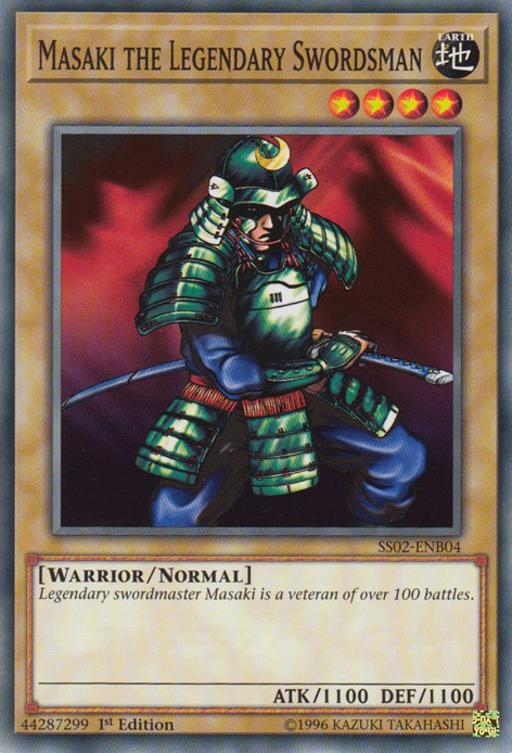 Masaki the Legendary Swordsman, Speed Duel Starter Decks: Duelists of Tomorrow · SS02-ENB04