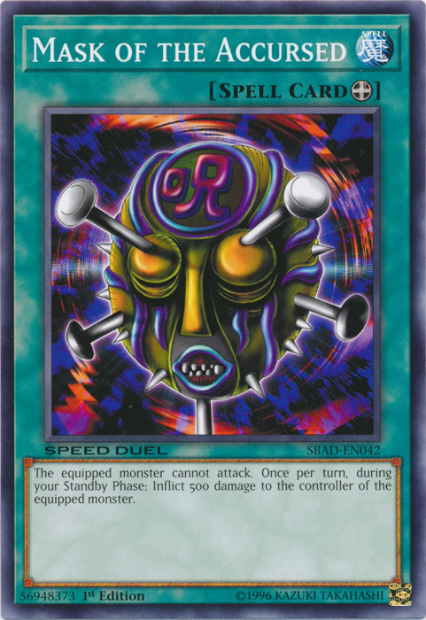 Mask of the Accursed, Speed Duel: Attack from the Deep · SBAD-EN042