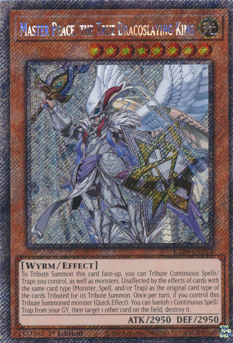 Master Peace, the True Dracoslaying King, Quarter Century Stampede · RA04-EN283