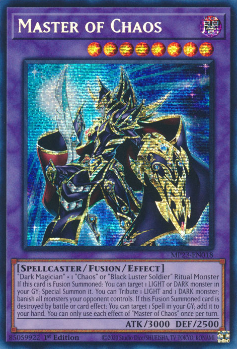 Master of Chaos, 25th Anniversary Tin: Dueling Heroes Mega Pack · MP23-EN018