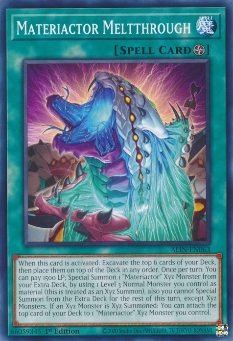 Materiactor Meltthrough, Alliance Insight · ALIN-EN063