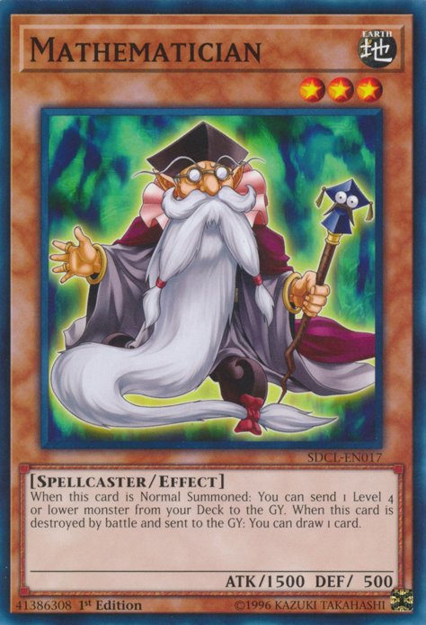 Mathematician, Structure Deck: Cyberse Link · SDCL-EN017