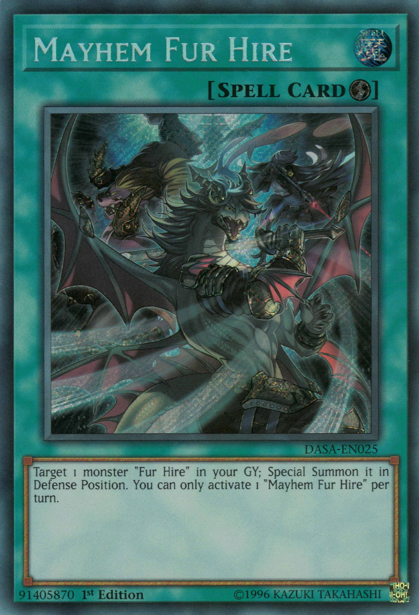 Mayhem Fur Hire, Dark Saviors · DASA-EN025