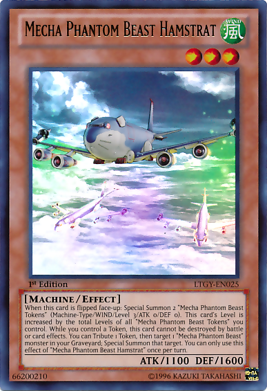 Mecha Phantom Beast Hamstrat, Lord of the Tachyon Galaxy Sneak Peek Participation Card · LTGY-EN025