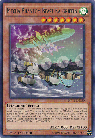 Mecha Phantom Beast Kalgriffin, 2014 Mega-Tin Mega Pack · MP14-EN150