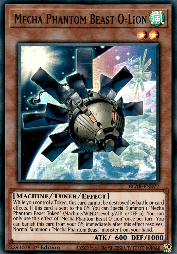 Mecha Phantom Beast O-Lion, Battles of Legend: Armageddon · BLAR-EN072