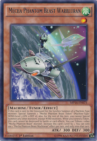 Mecha Phantom Beast Warbluran, 2014 Mega-Tin Mega Pack · MP14-EN075