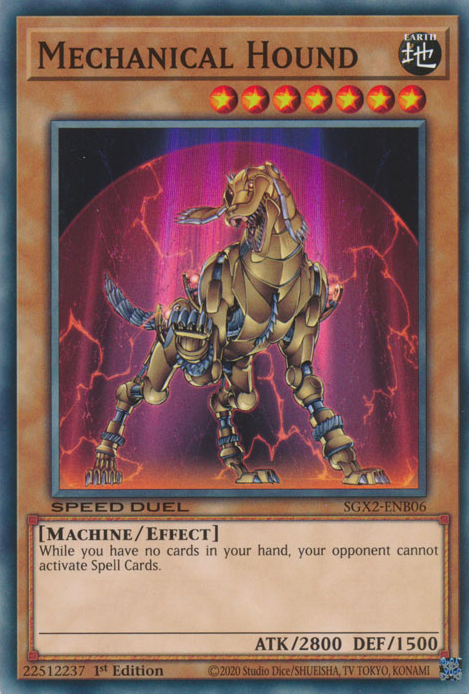 Mechanical Hound, Speed Duel GX: Midterm Paradox · SGX2-ENB06