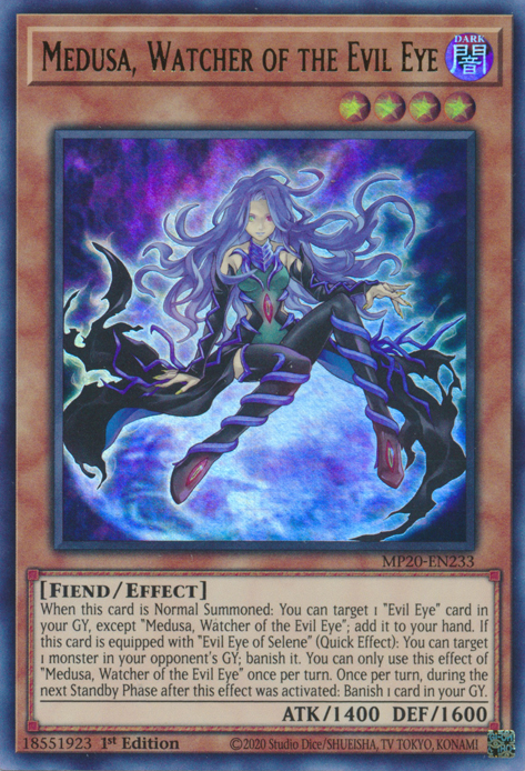 Medusa, Watcher of the Evil Eye, 2020 Tin of Lost Memories · MP20-EN233