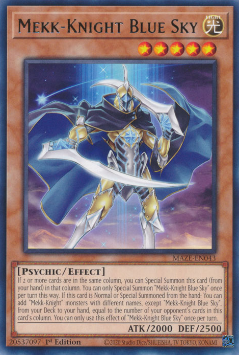 Mekk-Knight Blue Sky, Maze of Memories · MAZE-EN043