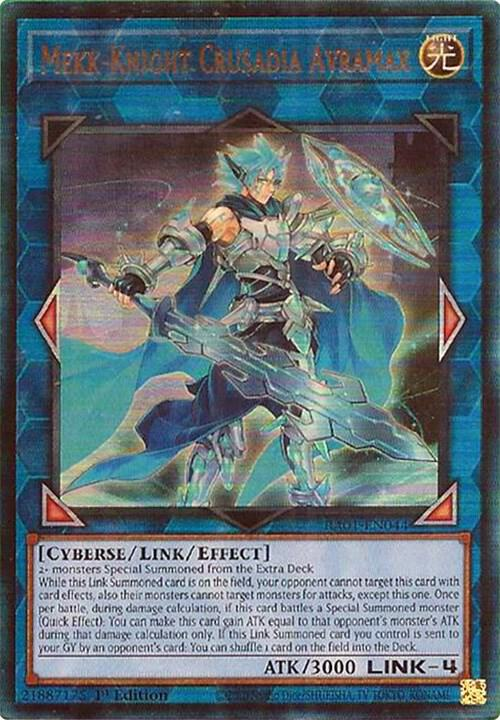 Mekk-Knight Crusadia Avramax, 25th Anniversary Rarity Collection · RA01-EN044