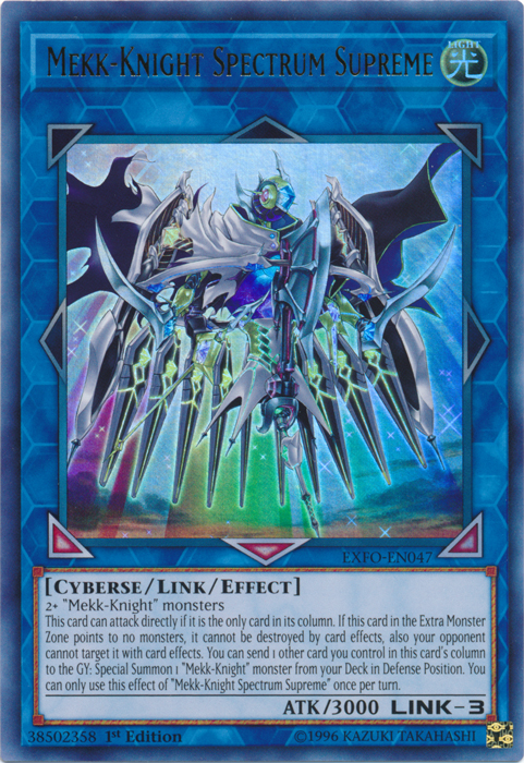 Mekk-Knight Spectrum Supreme, Extreme Force Sneak Peek Participation Card · EXFO-EN047