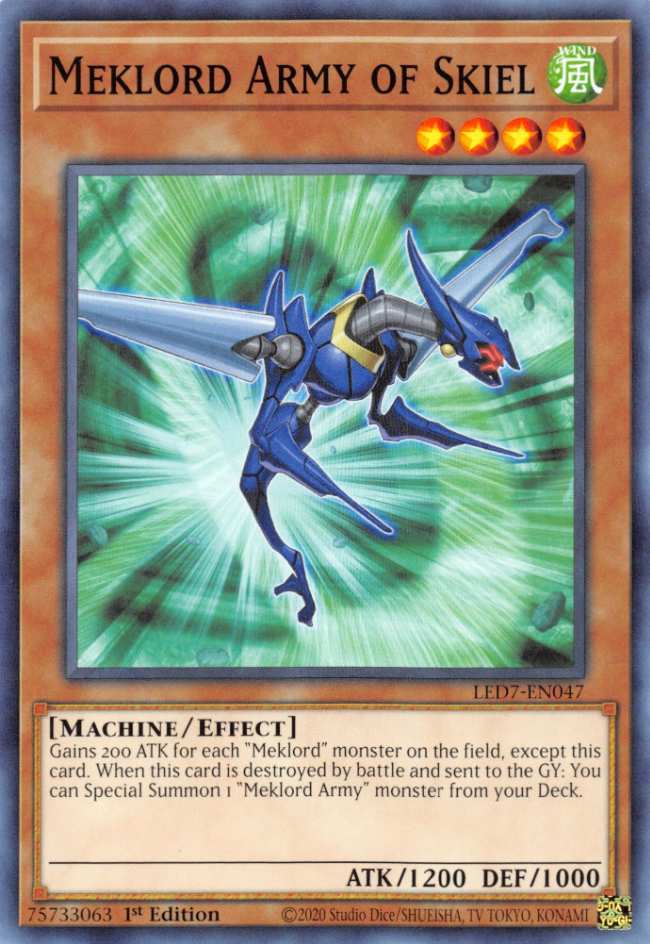 Meklord Army of Skiel, Legendary Duelists: Rage of Ra · LED7-EN047