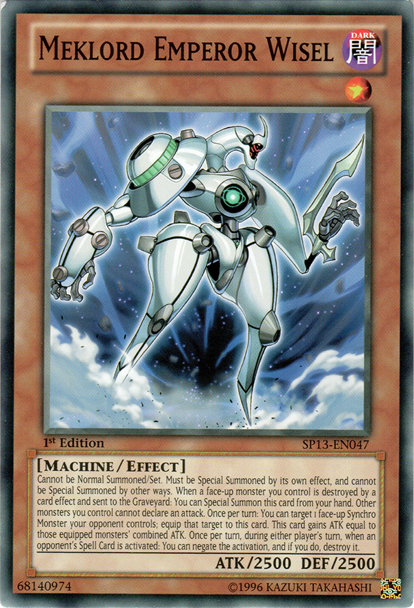 Meklord Emperor Wisel, Star Pack 2013 · SP13-EN047