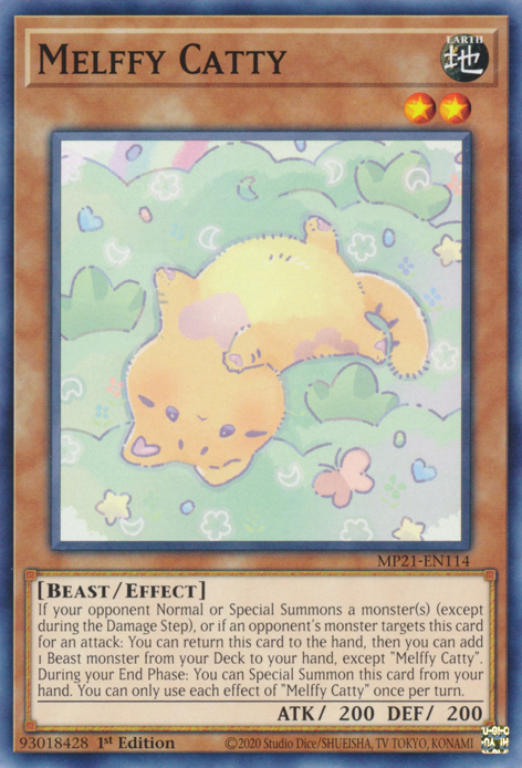 Melffy Catty, 2021 Tin of Ancient Battles · MP21-EN114