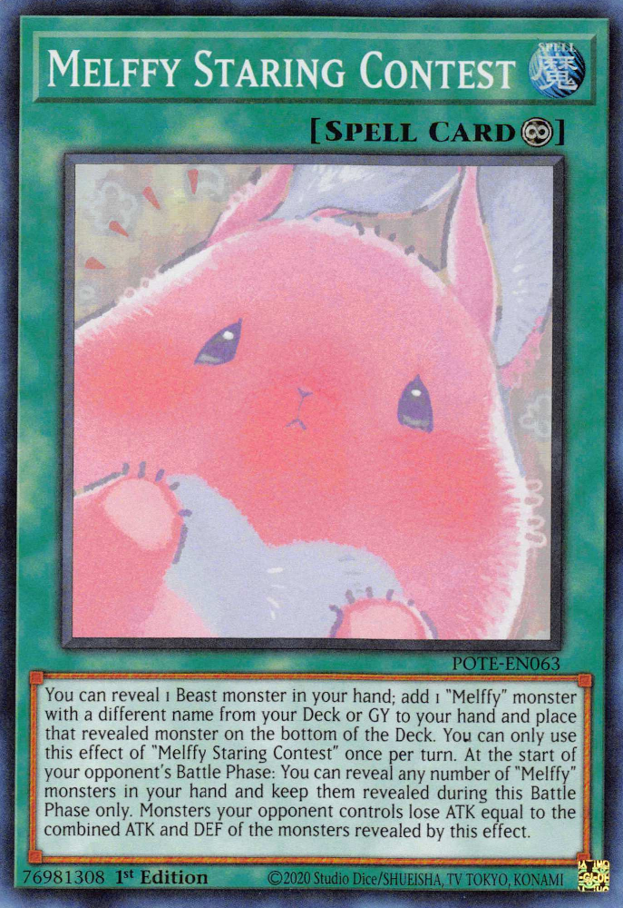 Melffy Staring Contest, Power of the Elements · POTE-EN063