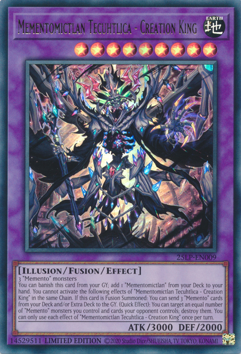 Mementomictlan Tecuhtlica - Creation King, Limited Pack World Championship 2025 · 25LP-EN009