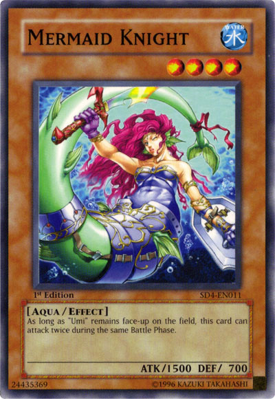 Mermaid Knight, Structure Deck: Fury from the Deep · SD4-EN011