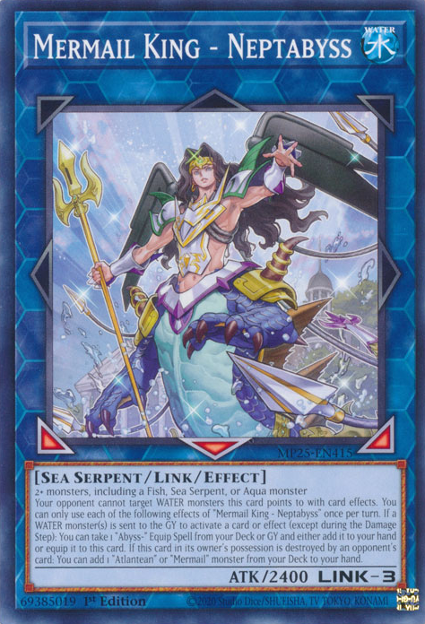 Mermail King - Neptabyss, 2025 Mega-Pack Tin · MP25-EN415