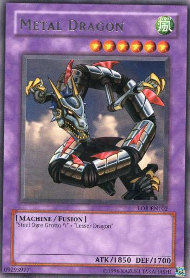 Metal Dragon, Legend of Blue Eyes White Dragon · LOB-102