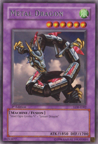Metal Dragon, Legend of Blue Eyes White Dragon · LOB-E082