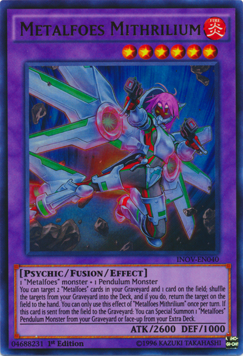 Metalfoes Mithrilium, Invasion: Vengeance Sneak Peek Participation Card · INOV-EN040