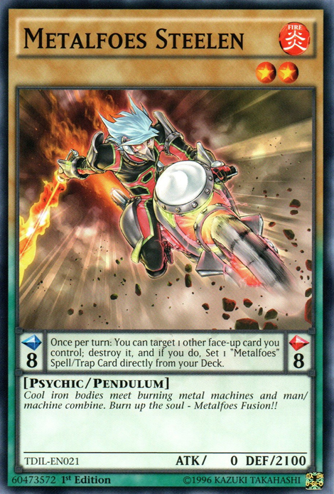 Metalfoes Steelen, The Dark Illusion Sneak Peek Participation Card · TDIL-EN021