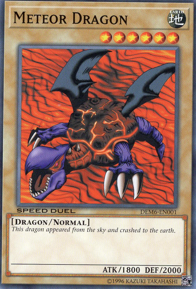 Meteor Dragon, Speed Duel Demo Deck 2020 · DEM6-EN001