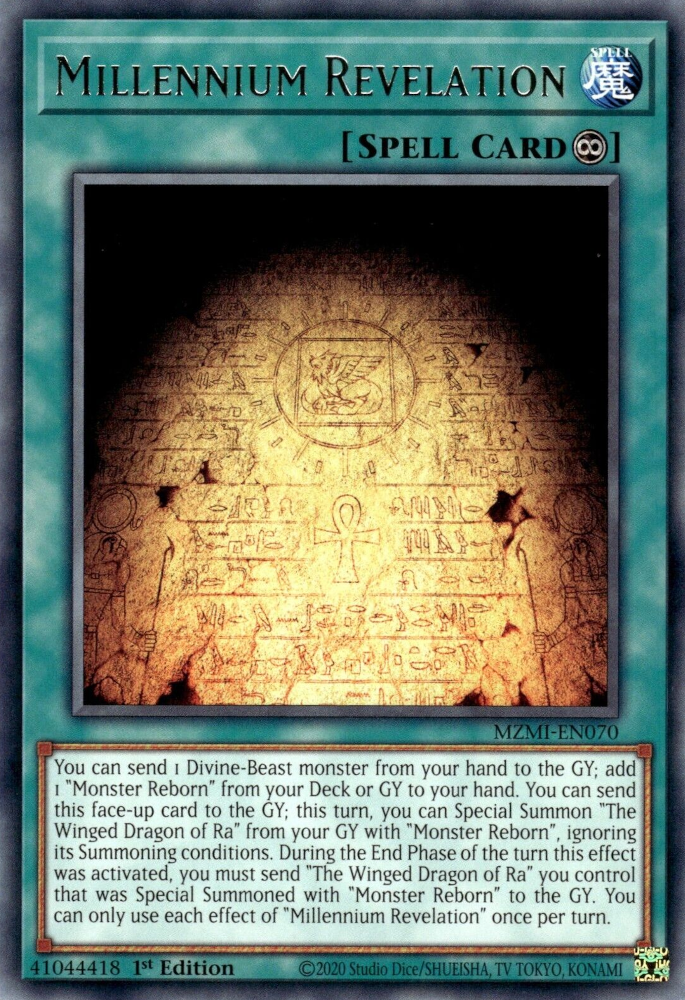 Millennium Revelation, Maze of Millennia · MZMI-EN070