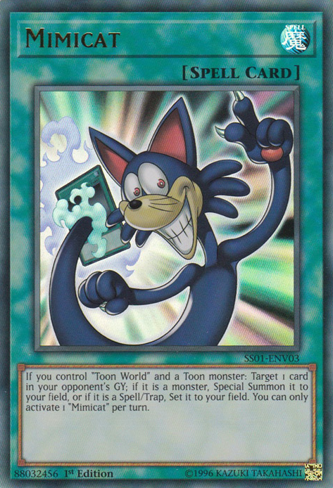 Mimicat, Speed Duel Starter Decks: Destiny Masters · SS01-ENV03