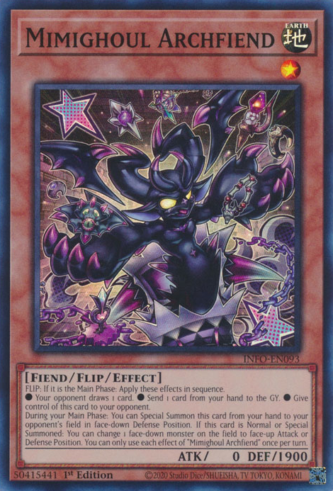 Mimighoul Archfiend, The Infinite Forbidden · INFO-EN093