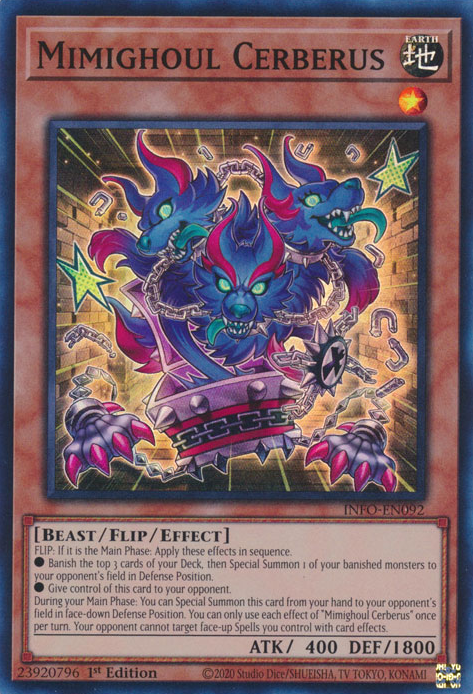 Mimighoul Cerberus, The Infinite Forbidden · INFO-EN092