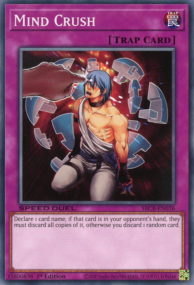 Mind Crush, Speed Duel: Battle City Box · SBCB-EN036