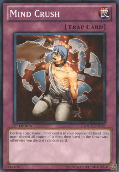 Mind Crush, Gates of the Underworld Structure Deck · SDGU-EN035