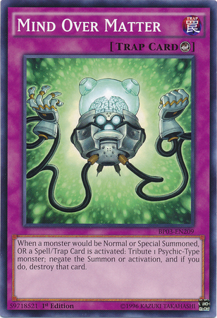 Mind Over Matter, Battle Pack 3: Monster League · BP03-EN209