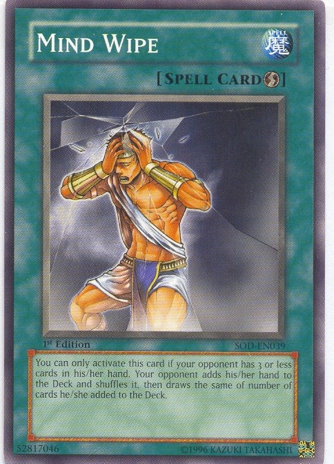 Mind Wipe, Soul of the Duelist · SOD-EN039
